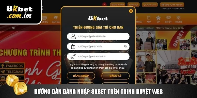 Đăng Nhập 8Kbet – Truy Cập Tài Khoản Game Nhanh Nhất 1 Cách đăng nhập 8Kbet trên website nhanh trong 3 bước
