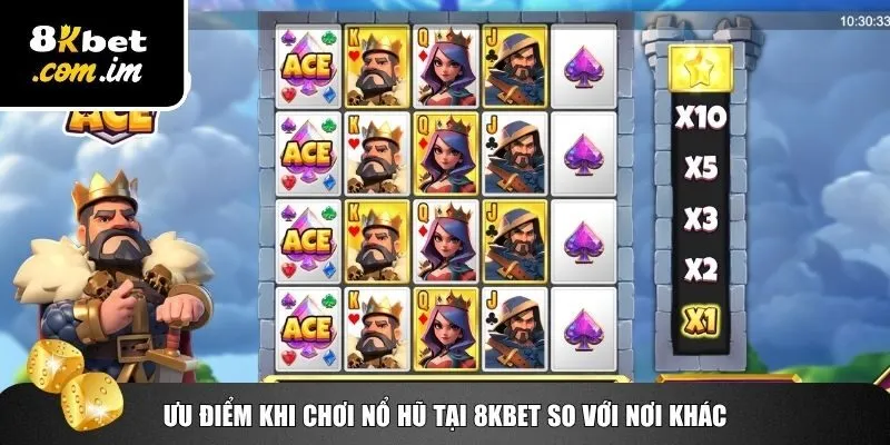 Nổ Hũ 8Kbet – Săn Jackpot Cực Dễ, Rút Thưởng Cực Nhanh 2 Ưu điểm khi trải nghiệm nổ hũ 8Kbet